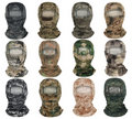 Digital Camo Balaclava, Tactical Full Face Mask, Camouflage Neck Gaiter, Lightweight Ski Face Cover