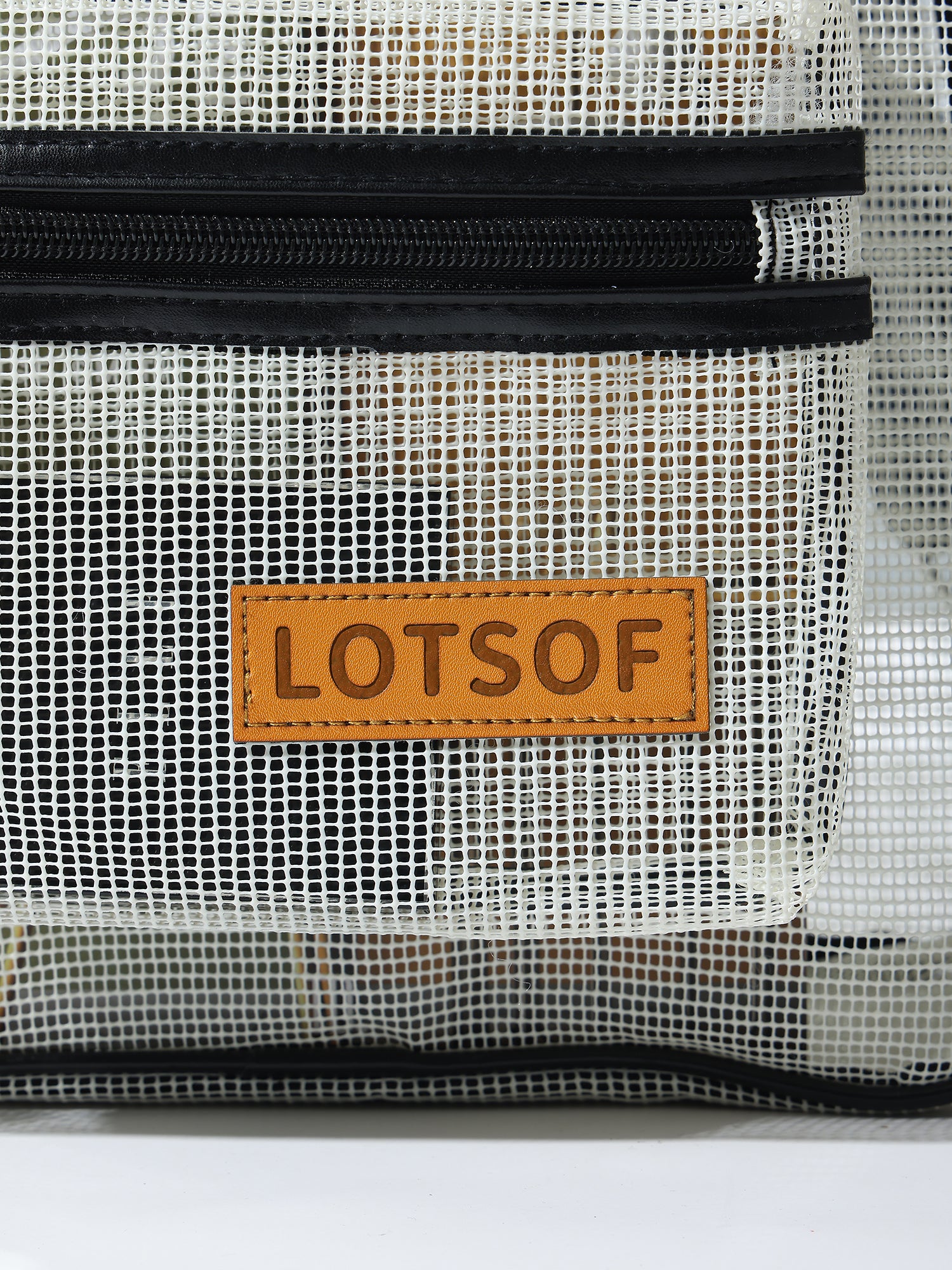 Breathable Hollow Mesh Small Backpack, Lightweight Transparent Mesh Casual Backpack with Front Pocket