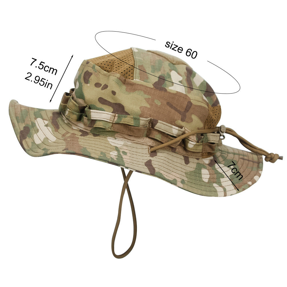 Sun Hat Breathable Boonie Hats for Men Women Fishing Safari Bucket Hat Cap Hunting Outdoor Hiking Camping