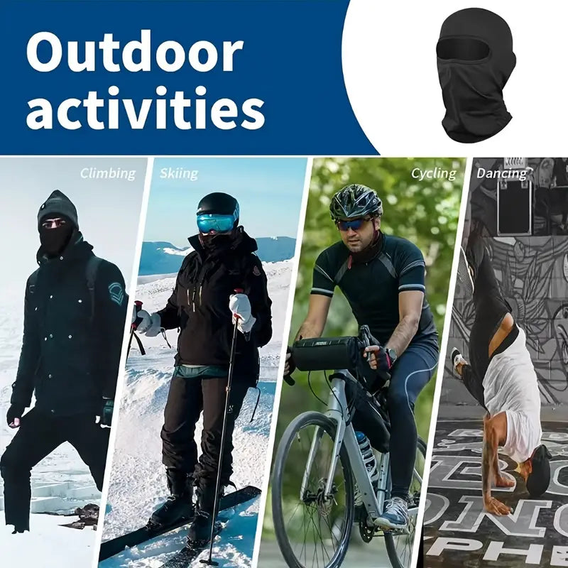 Balaclava Ski Mask, Motorcycle Summer Thin Cooling UV Protection Neck Gaiter for Men/Women